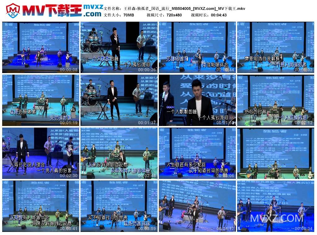 王祥森-独孤者_国语_流行_MB504005